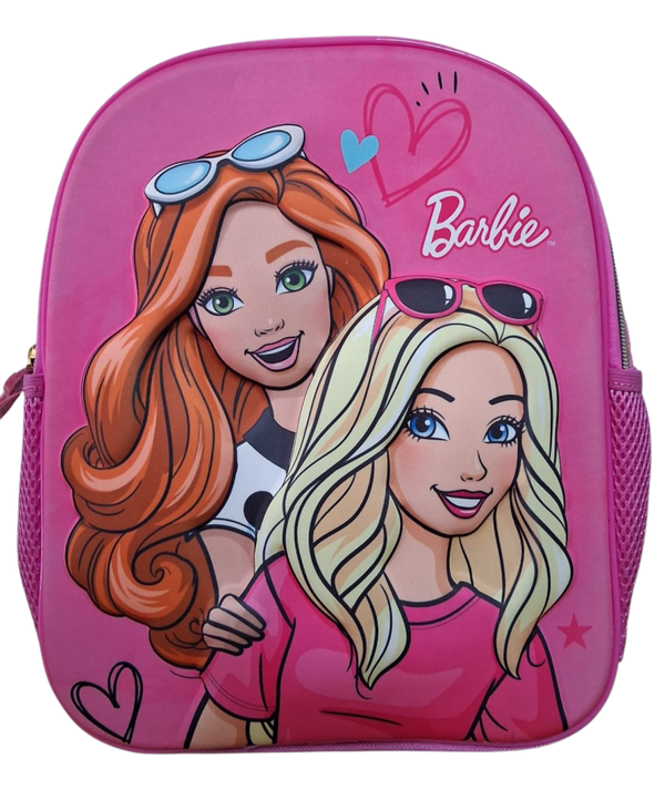 Barbie Rugtas met reliëf prints