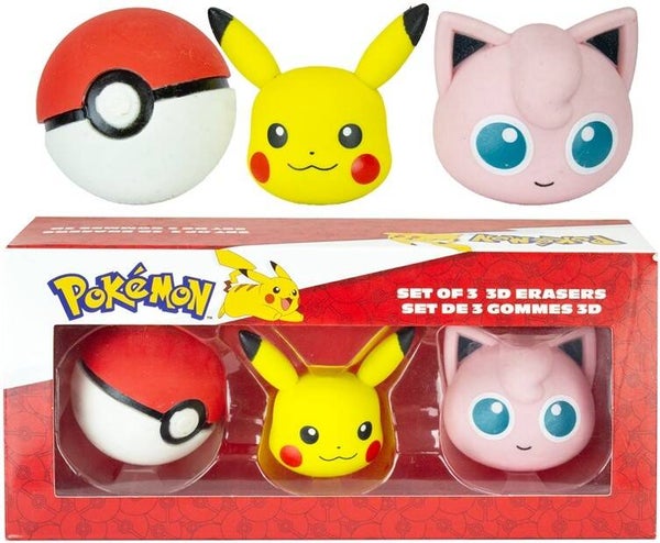 Pokémon Gumset – 3 gummen in geschenkverpakking