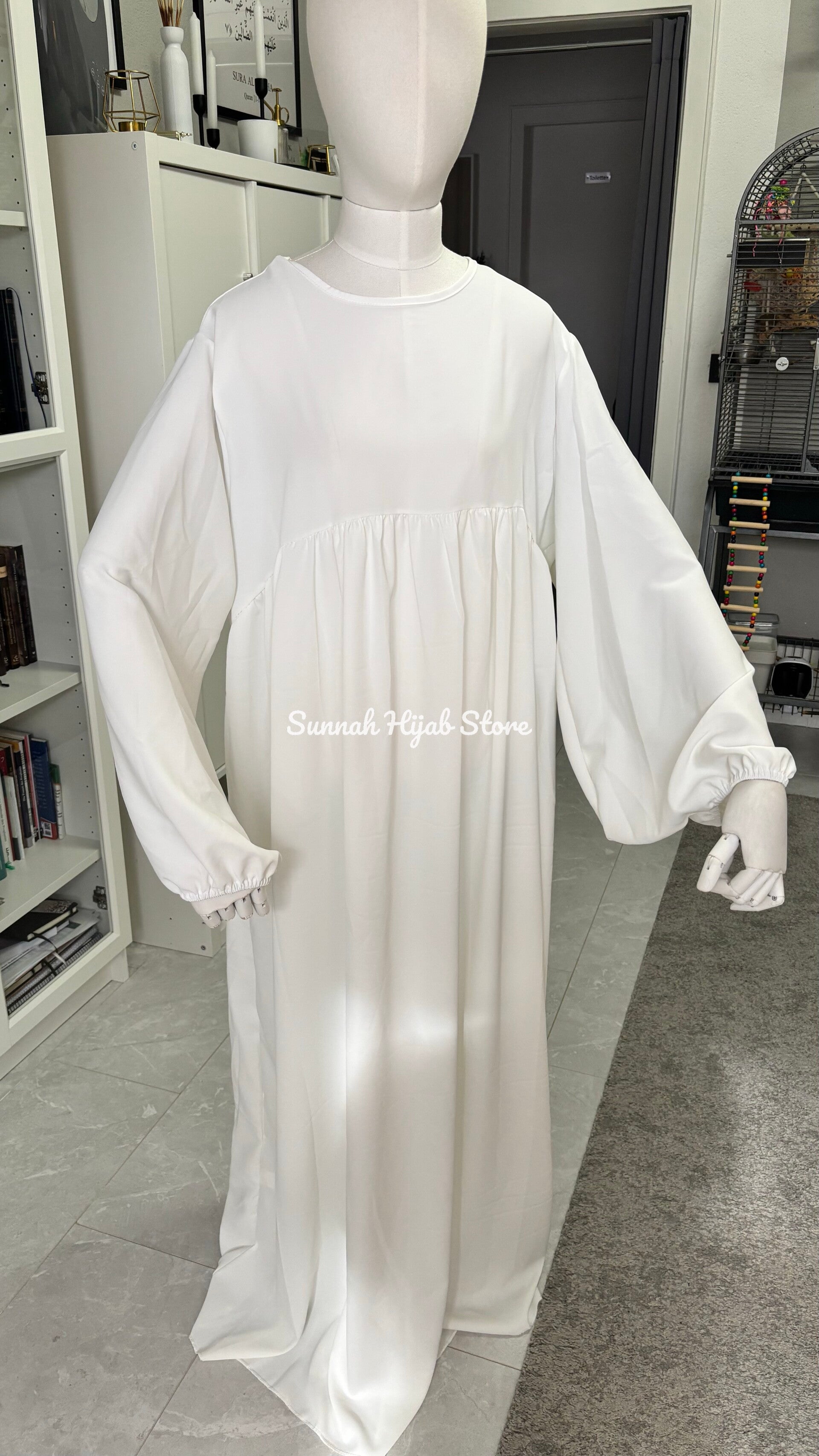 Ballonärmel Abaya Medina Seide