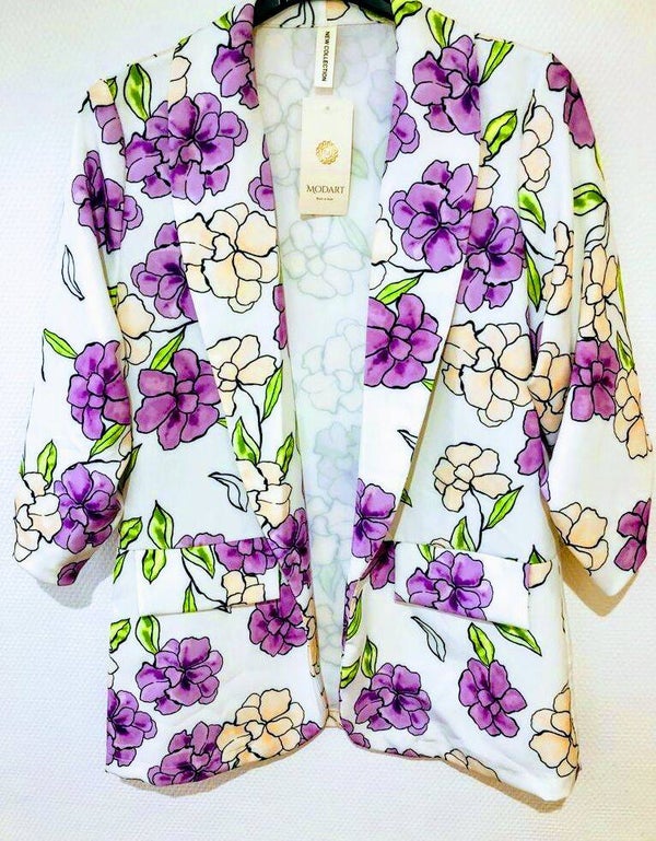 blazer  à imprimé floral