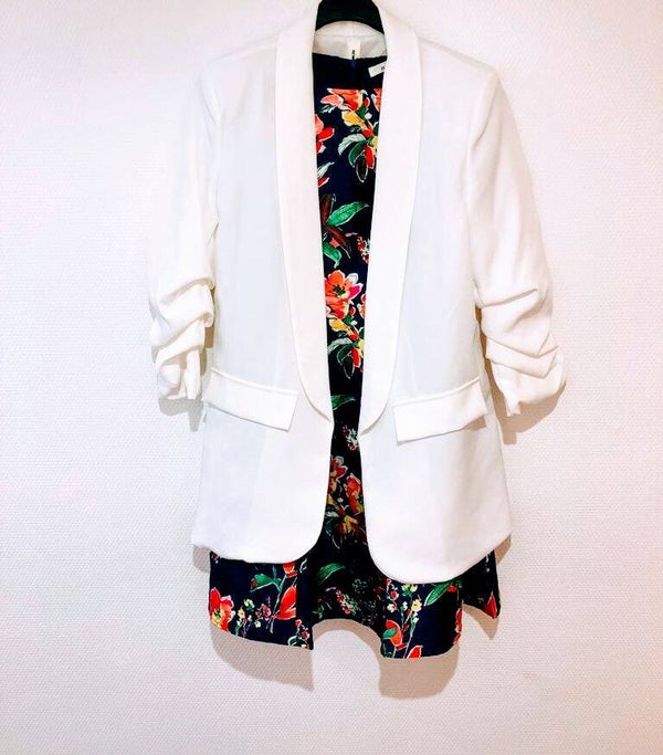 Robe imprimée floral  sans manches