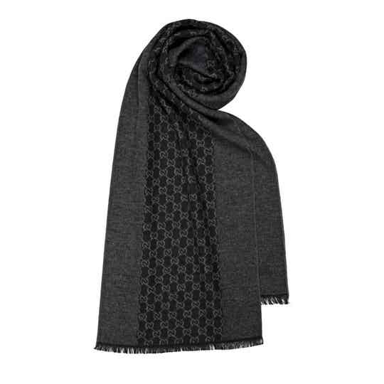 Balke Herensjaal Symbol Antracietgrijs, 30 x 180cm
