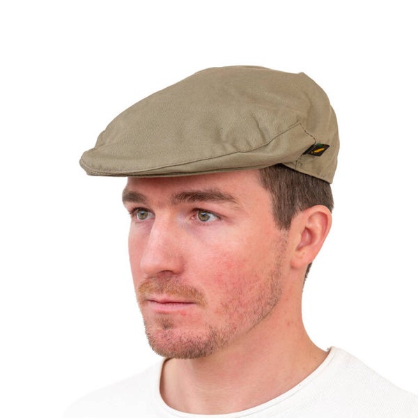 Hatman of Ireland Poplin flat cap Lovat, katoen