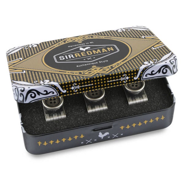 Losse bretel knoopjes antiek zilver van Sir Redman