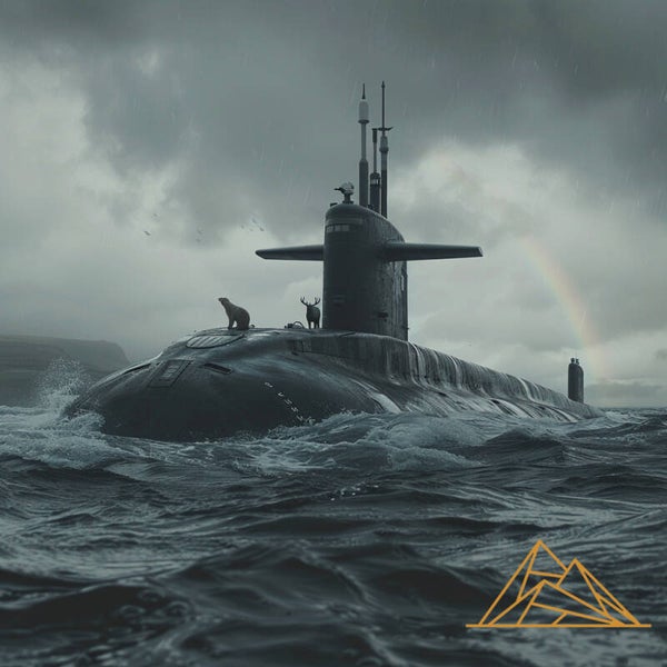 The Submarine - Abstract Print