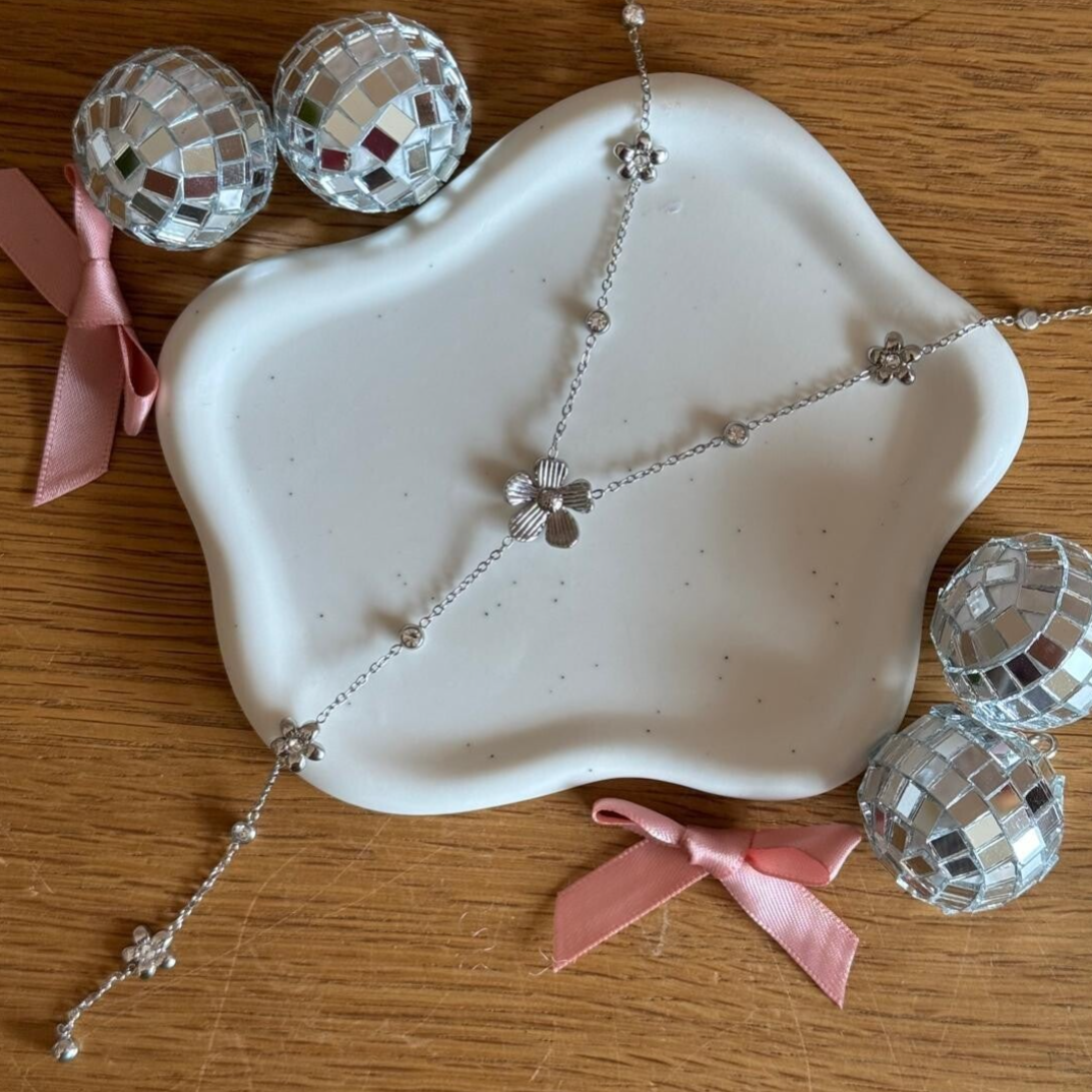 Daisy Y Ketting - zilver