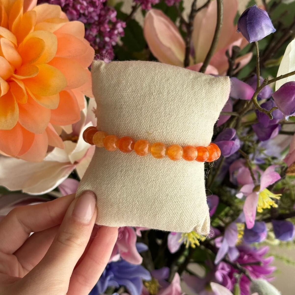 Oranje Kralenarmband
