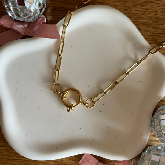 Schakelketting met Boeislot DIY - goud