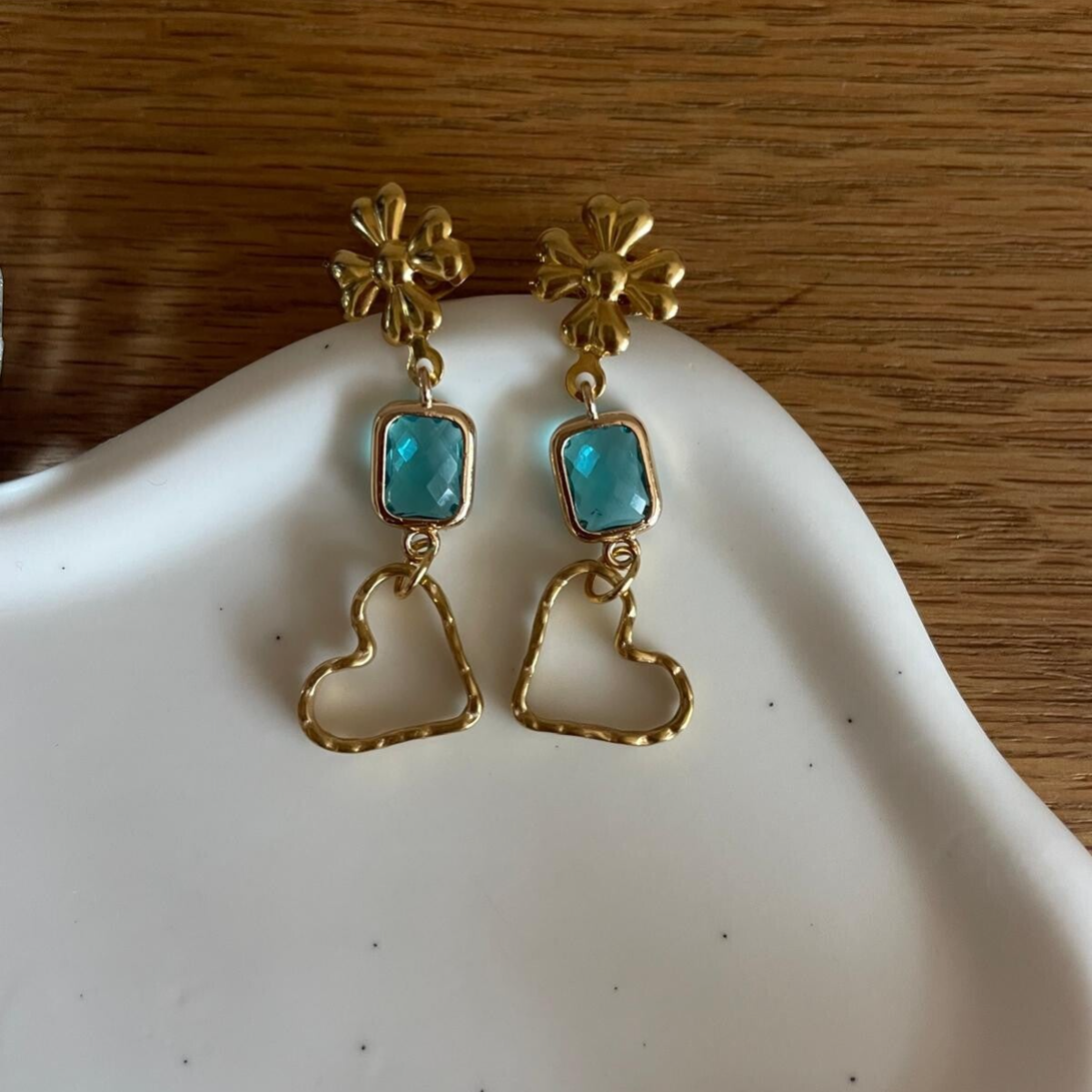 Blue Crush Oorbel - goud