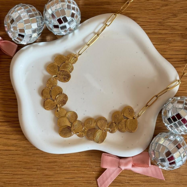 Leaf Ketting - goud