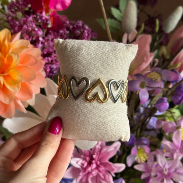 Heart Bangle - mix