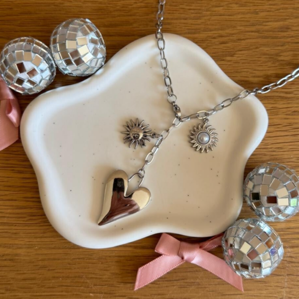 Lovely Sun Ketting - zilver