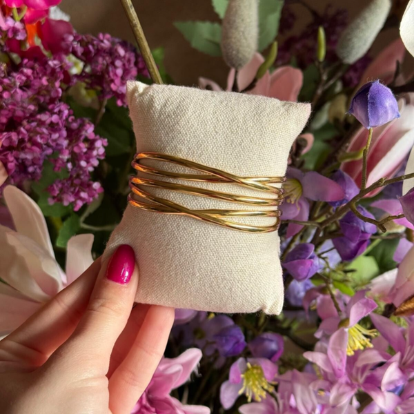 Crossover Bangle - goud