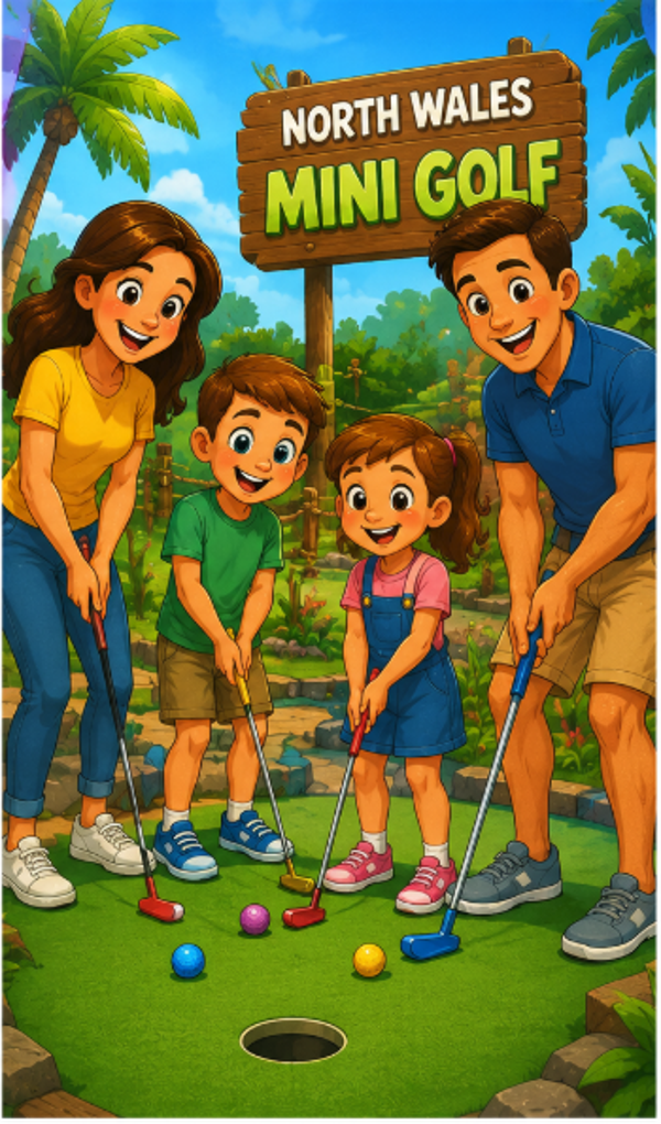 Family 18 hole mini golf