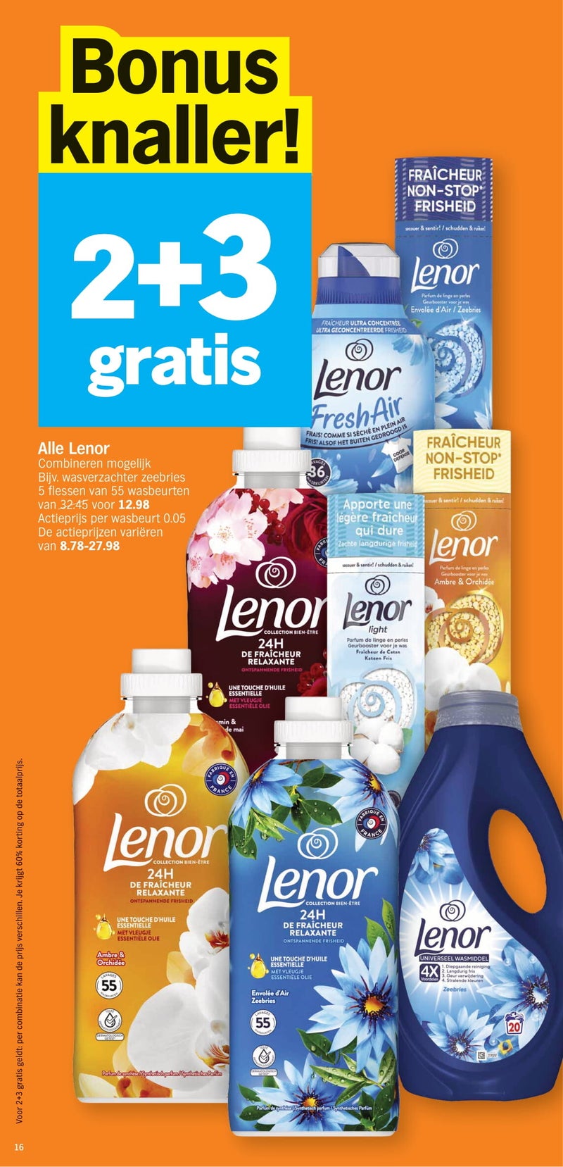 Alle Lenor - 2+3 gratis