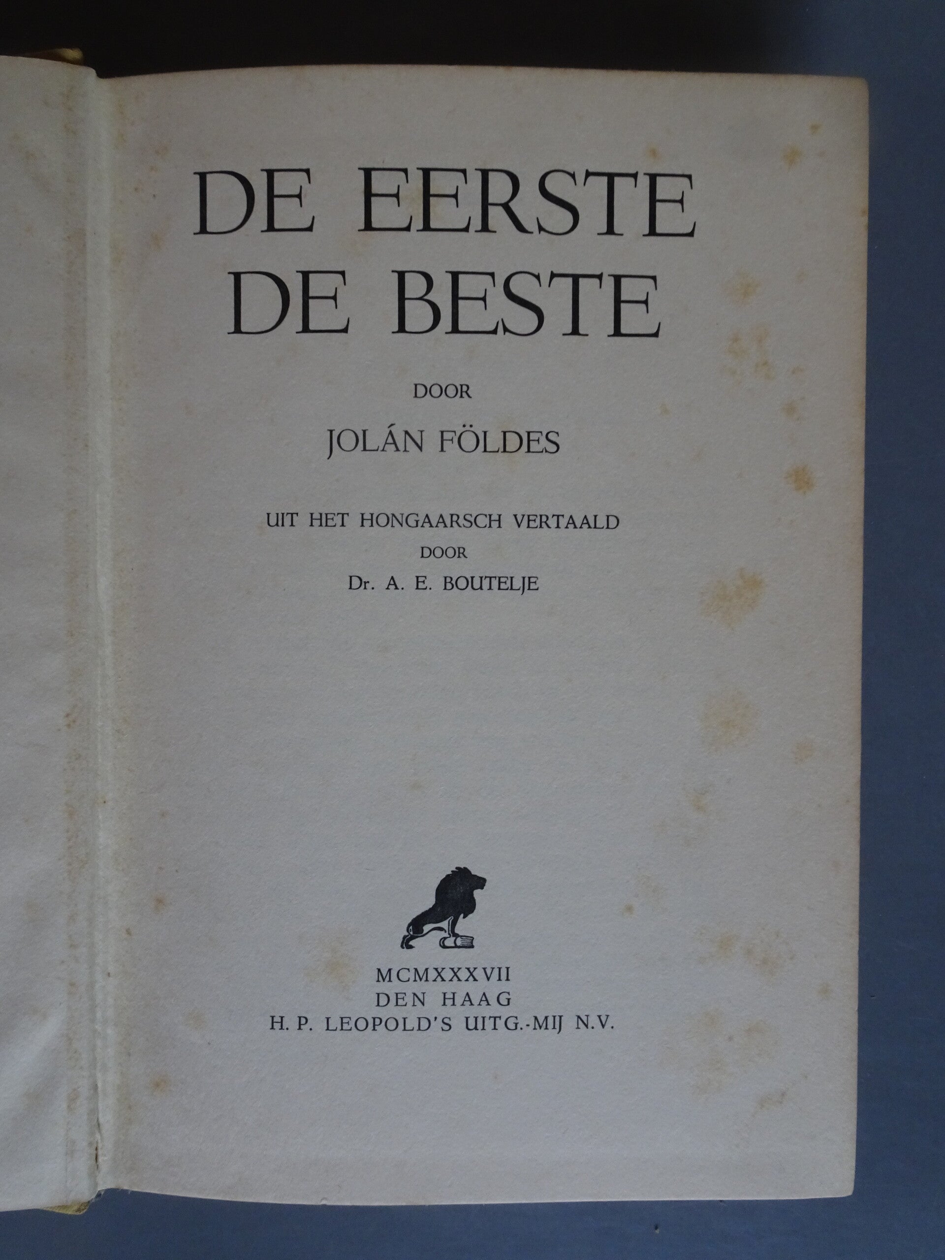 JBM - De eerste de beste