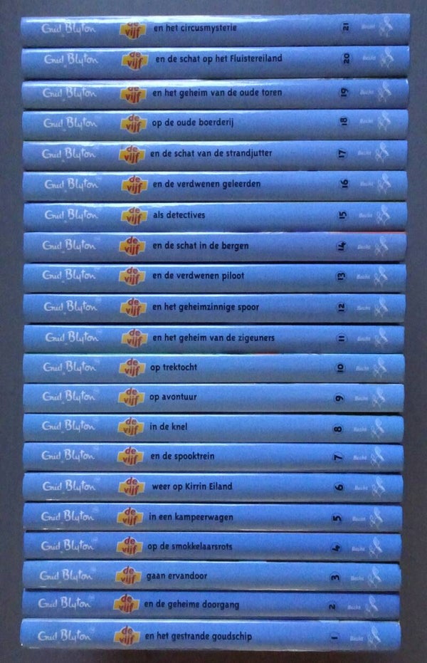 KIN - De Vijf complete serie 21 delen hardcover