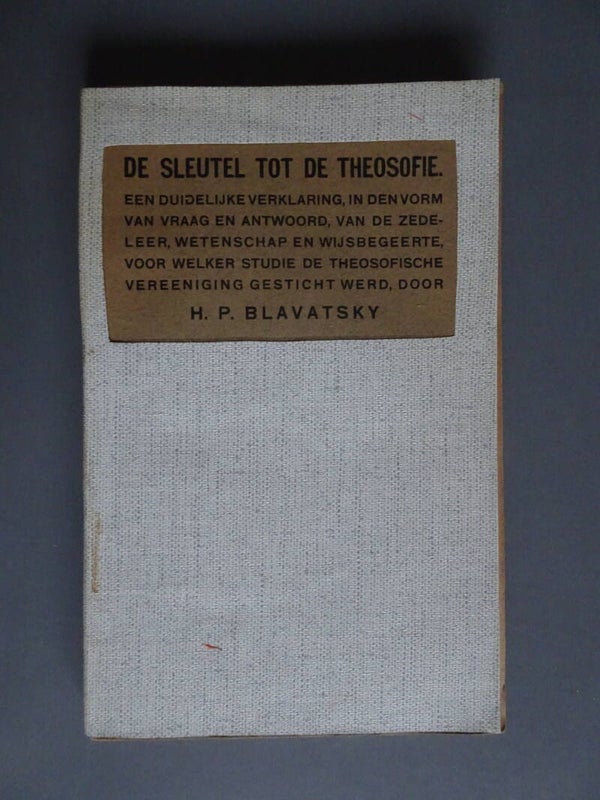 De sleutel tot de theosofie