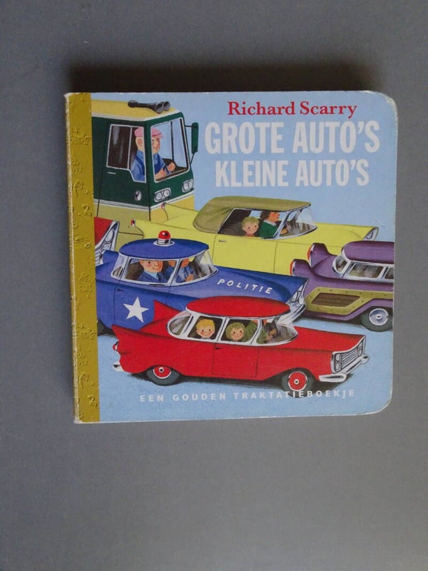KIN - Grote auto's kleine auto's kartonboekje