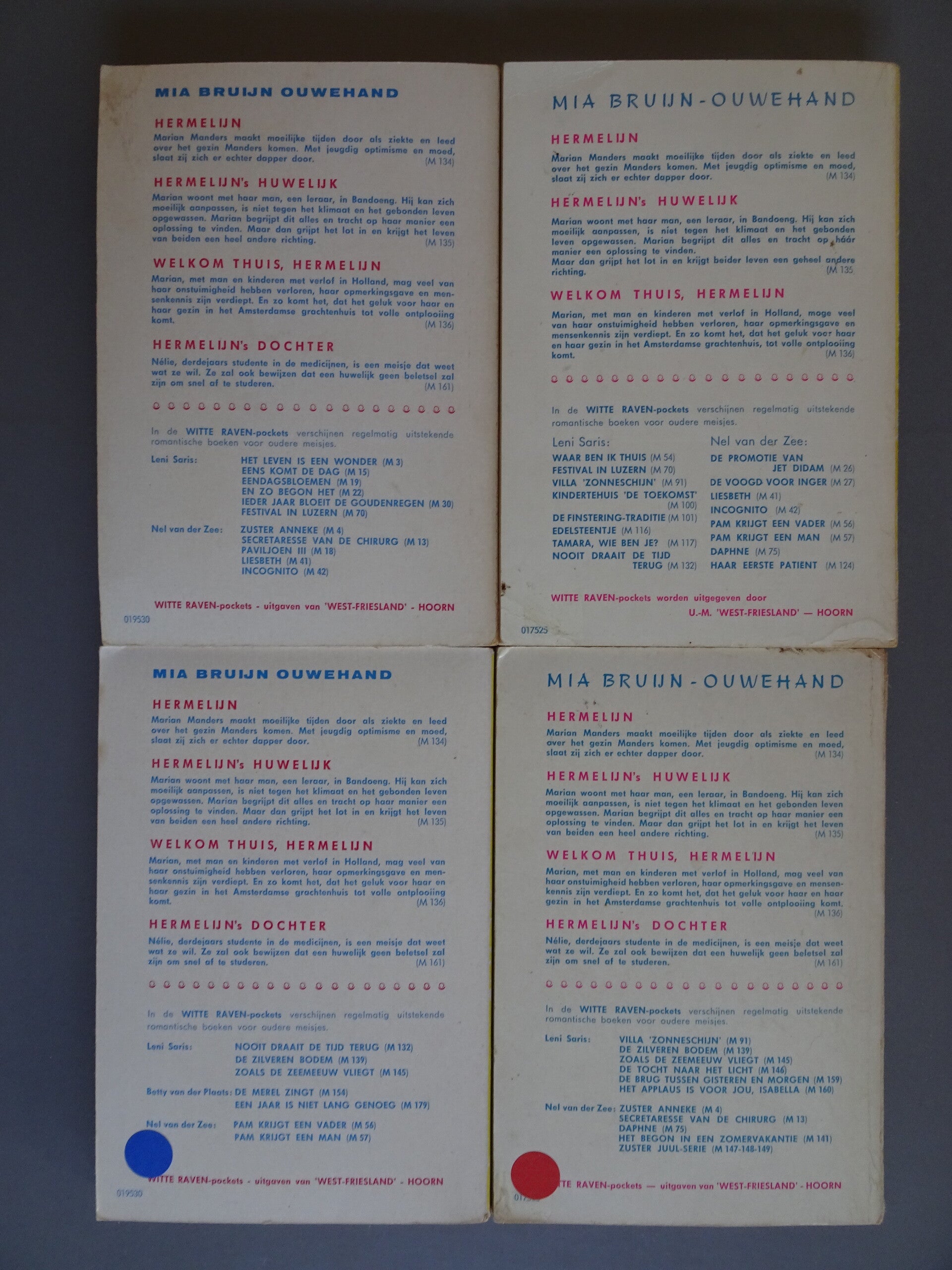 M134 Hermelijn serie compleet 4 delen