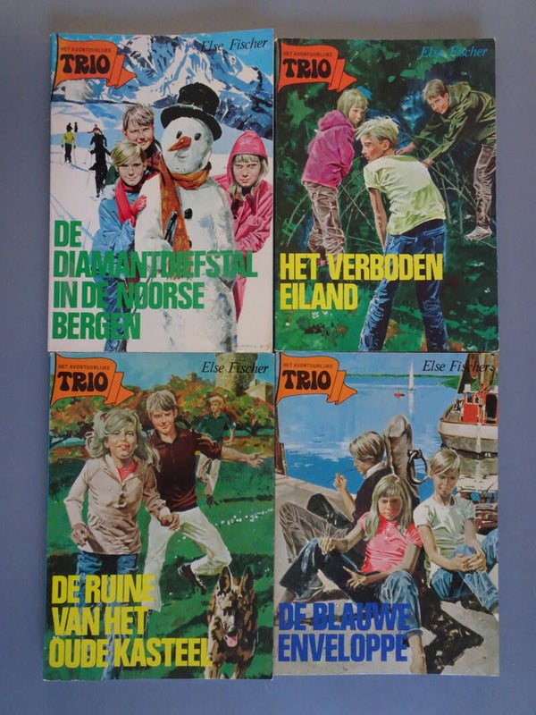 JBJ  - Het avontuurlijke trio  - complete serie 8 delen