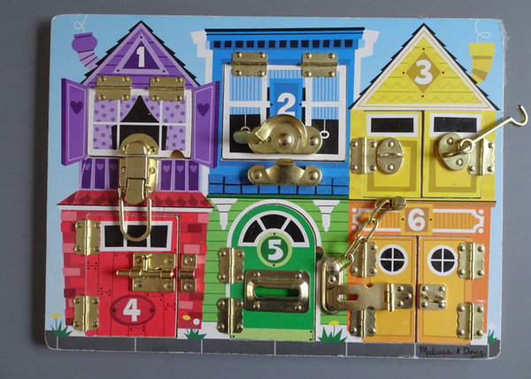 Melissa & Doug Speelbord Sloten en Grendels