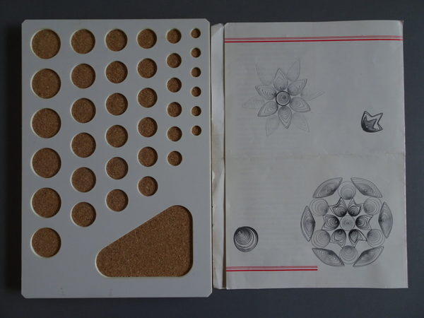 Filigraan mallenbord met kurk