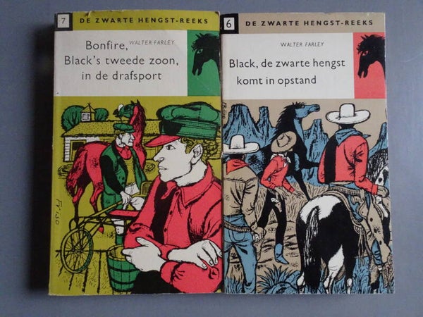 J6 & J7 Bonfire, Black's tweede zoon in de drafsport & Black, de zwarte hengst komt in opstand