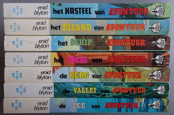 JM321-327 Enid Blyton Avonturen serie 7 delen