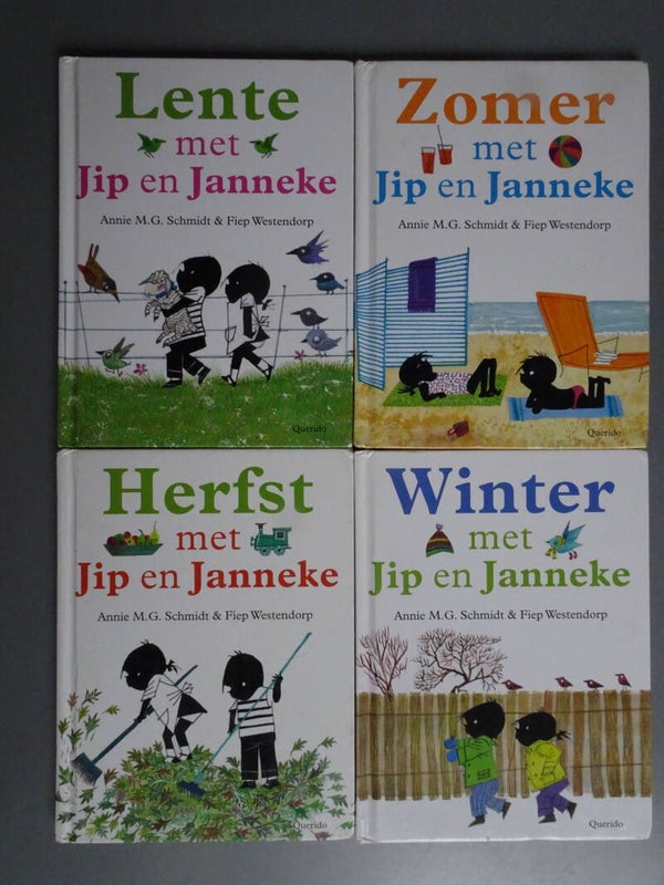 KIN - Lente -Zomer-Herfst-Winter met Jip en Janneke - complete serie 4 delen