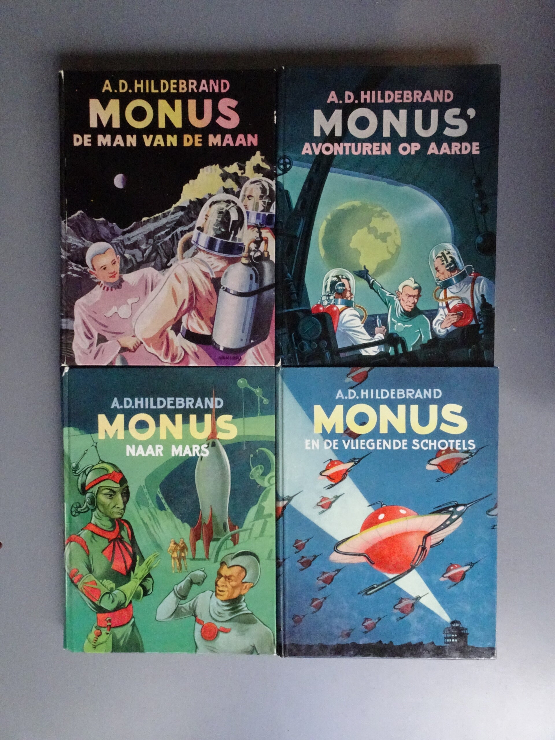 JBJ - Monus de man van de maan complete serie deel 1 t/m 4