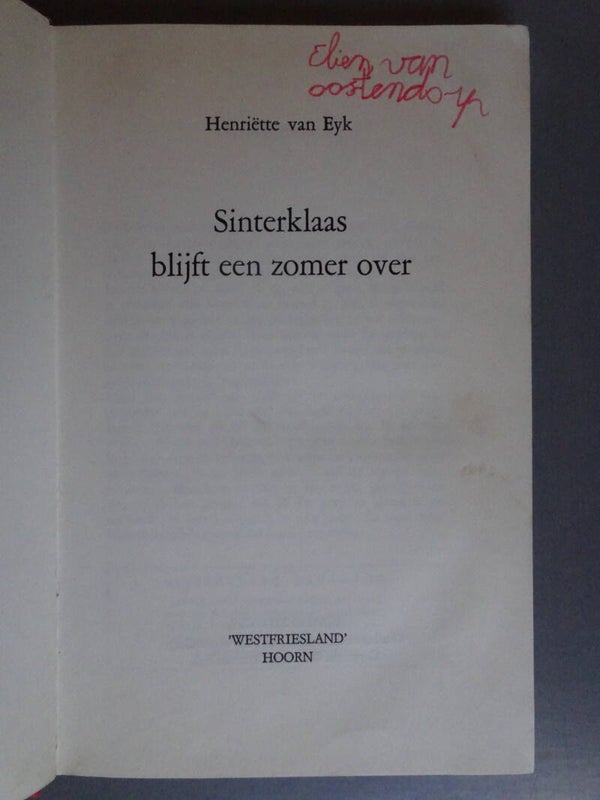 JBJM - Sinterklaas blijft een zomer over