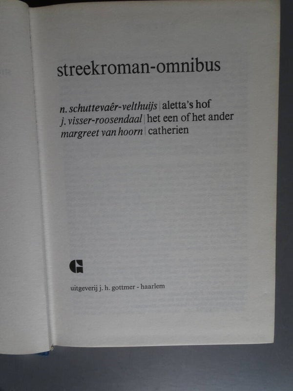 PRZ - Streekroman omnibus Aletta's Hof