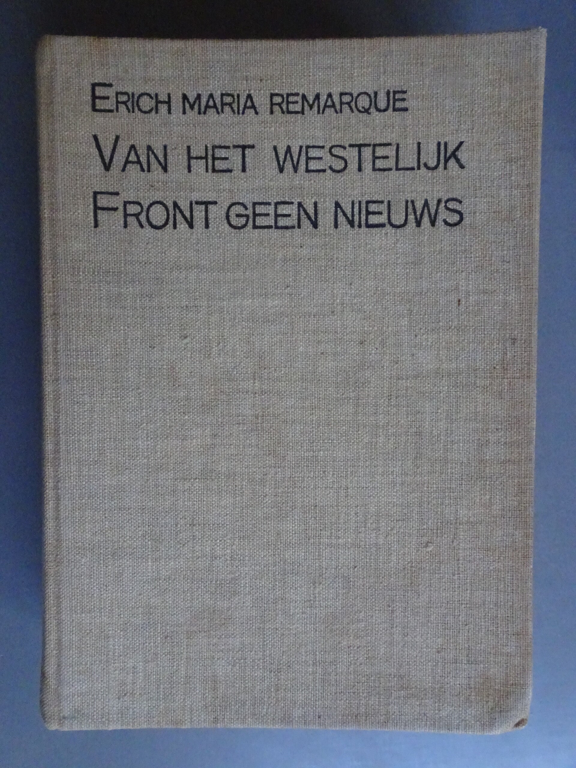 PRZ - Van het westelijk front geen nieuws