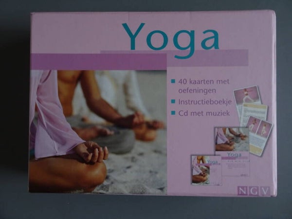 Yoga - 40 kaarten met oefeningen-CD-Instructieboekje