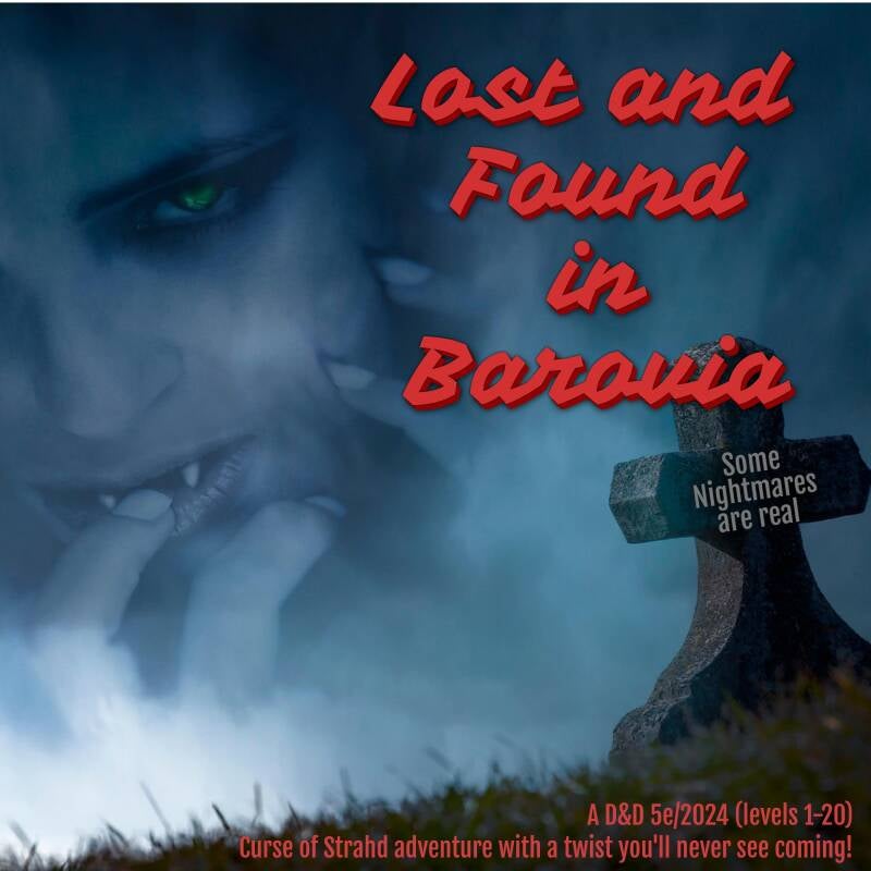 Curse of Strahd Homebrew D&D 5e/2024 Campaign Poster