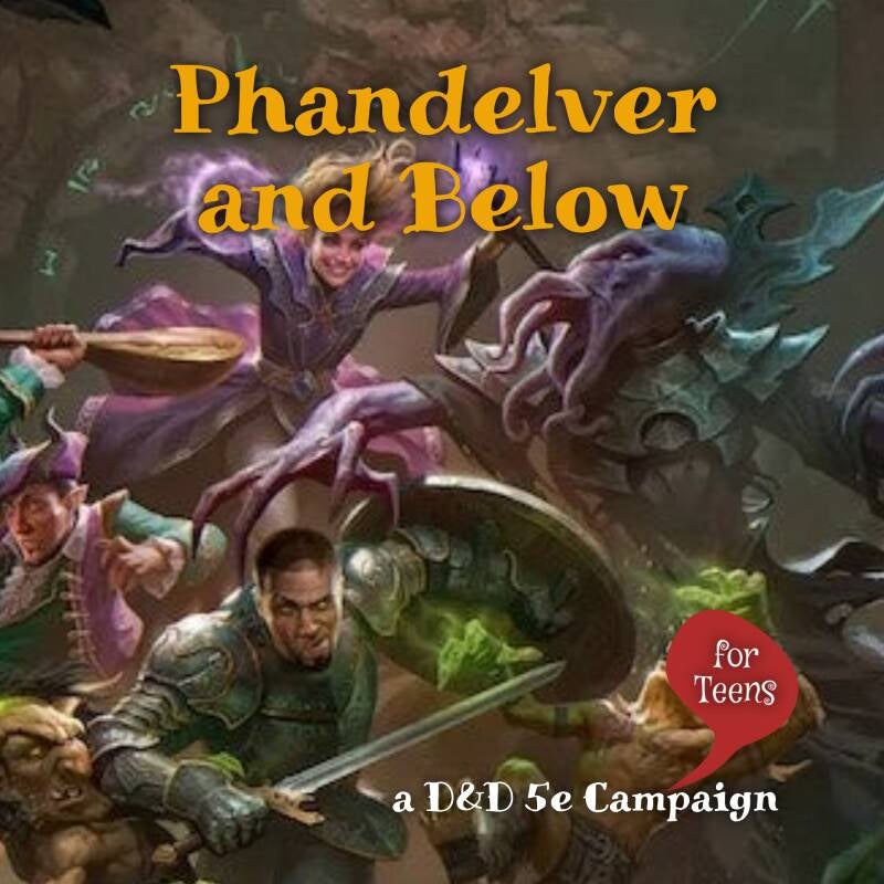 Phandelver and Below D&D 5e/2024 Campaign Poster