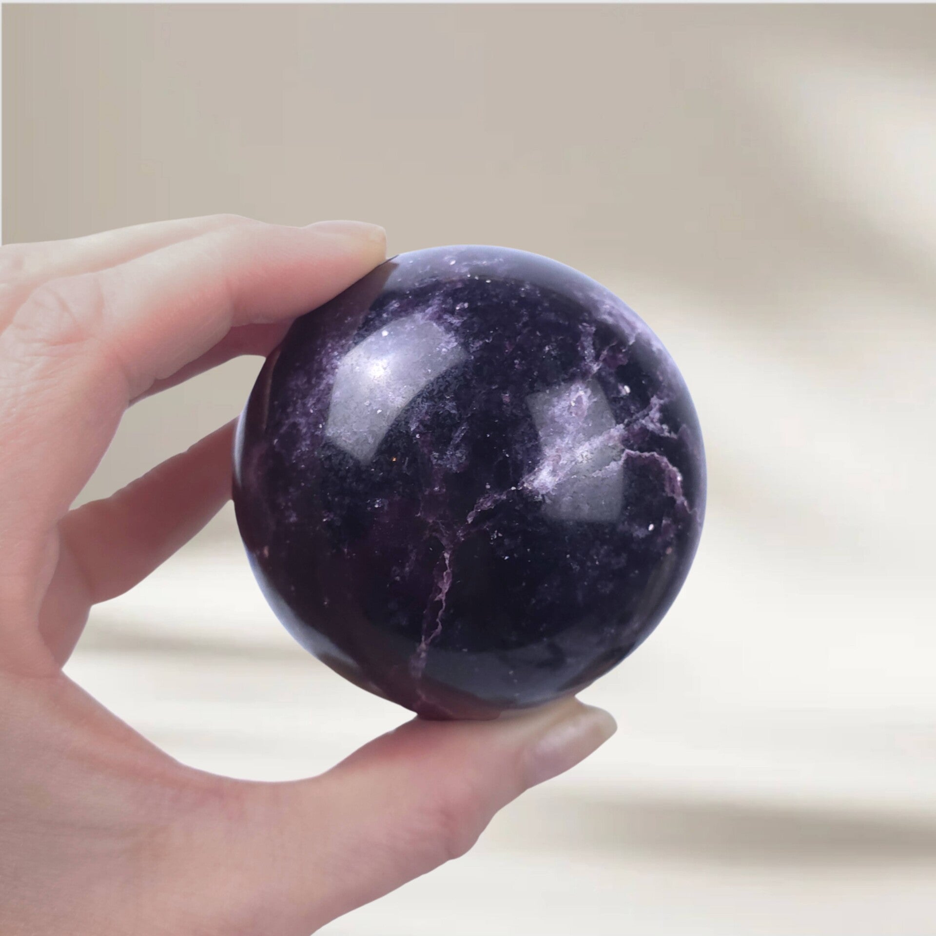 Lepidoliet bol | 6,8 cm