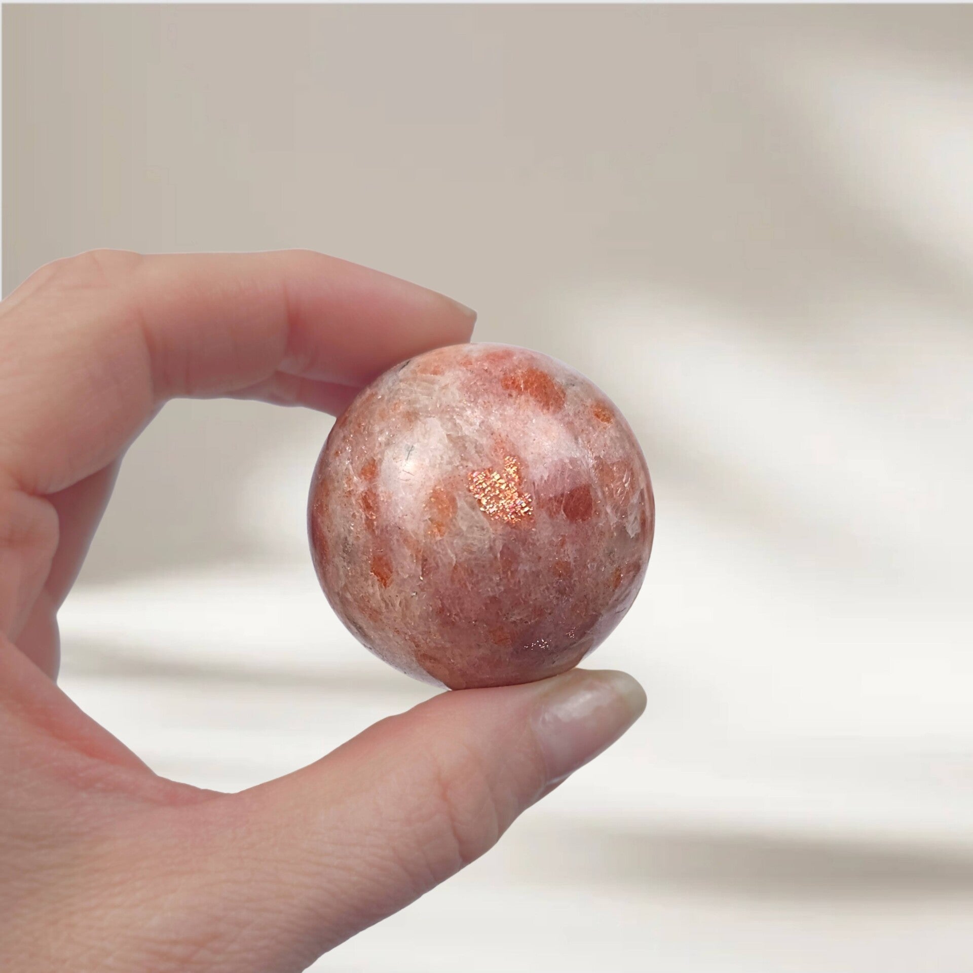 Zonnesteen bol | 4,3 cm