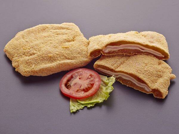 CACHOPO  DE POLLO CON JAMON SERRANO Y QUESO EDAM KG