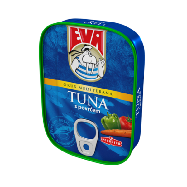 EVA Thunfisch mit Gemüse in Soße - Tuna s povrcem 100 g