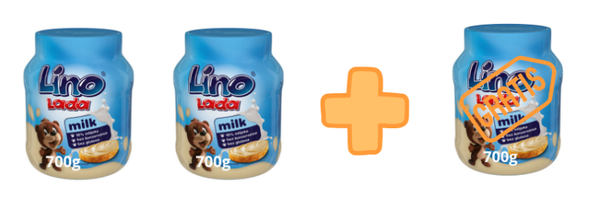 Lino Lada Milk 700 g 2+1 GRATIS