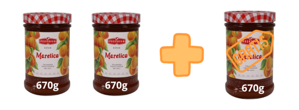 Podravka Aprikosen Konfitüre dzem od marelica 670g 2+1 GRATIS