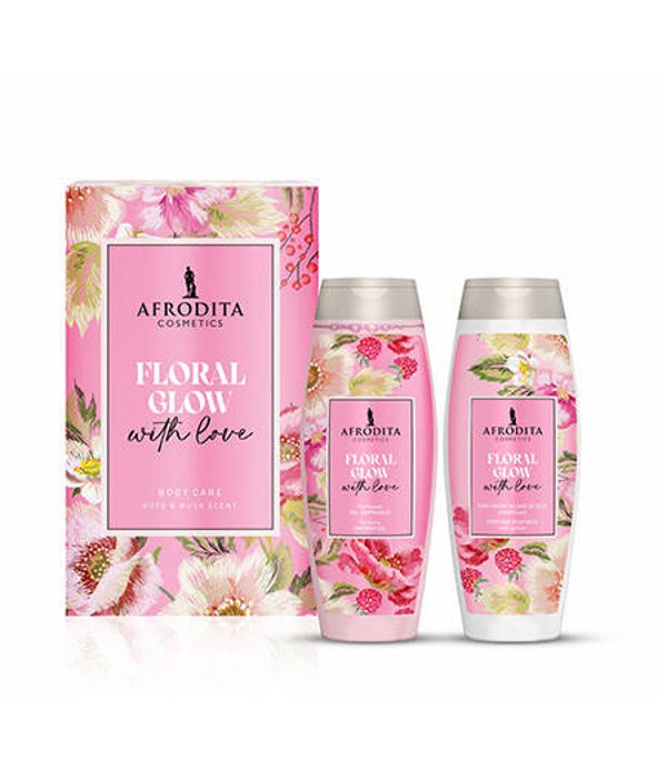 Afrodita FLORAL GLOW with love Gift Set