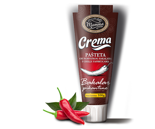 Crema Bakalar Pikantino - Kabeljaupastete pikant 100g