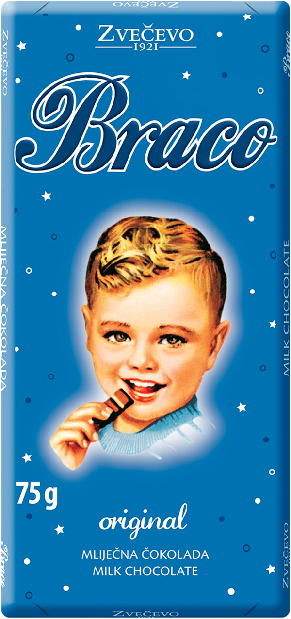 Braco Milchschokolade 75 g