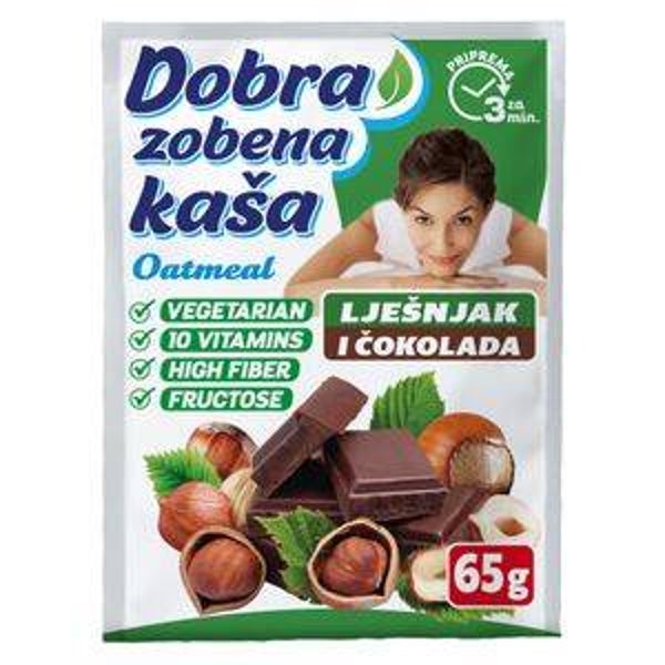 Haferflocken Haselnuss und Schokoladen 65g