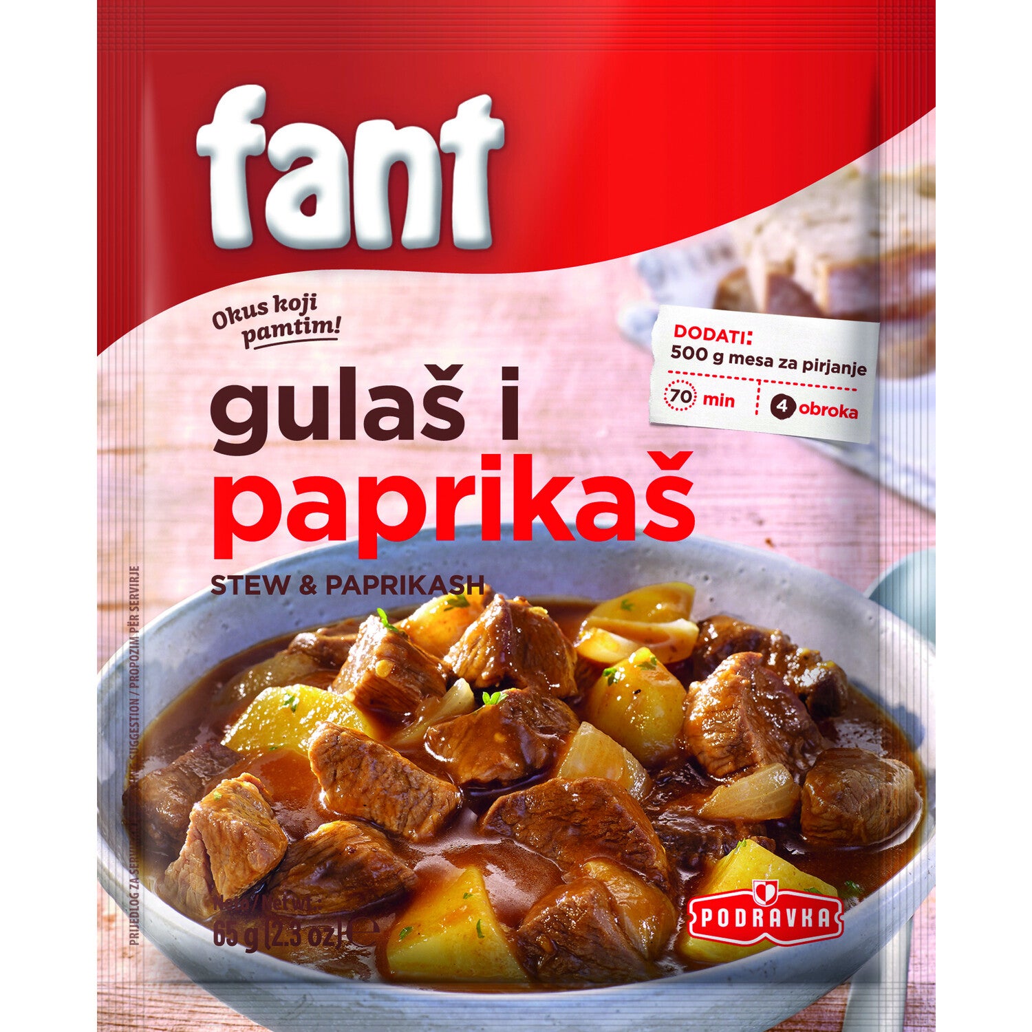 Fant Gulasch und Paprikas 65 g