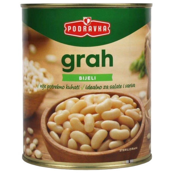 Podravka Weisse Bohnen 800 g - Grah Bijeli