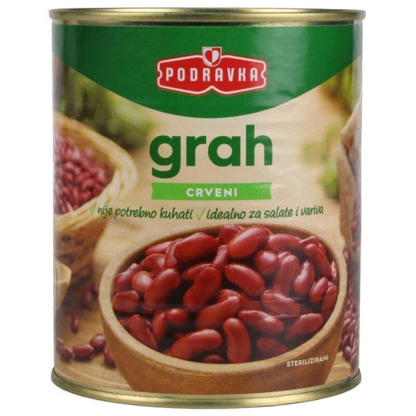 Podravka Rote Bohnen 800 g - Grah Crveni